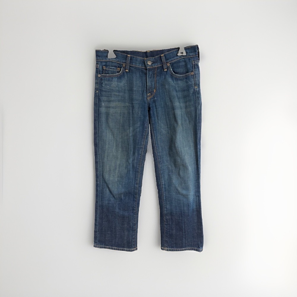 Citizens of Humanity Kelly #063 Womens 27 Low Waist Cropped Stretch Jeans W15
